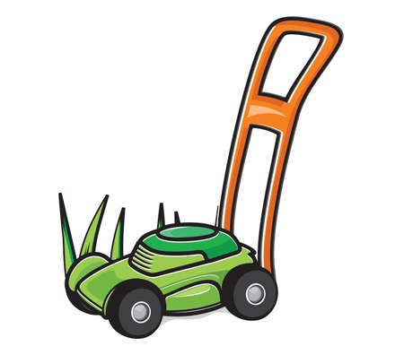 Lawn Mowerのイラスト素材