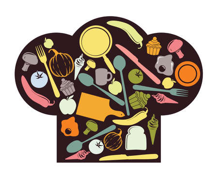 Chef hat conceptのイラスト素材