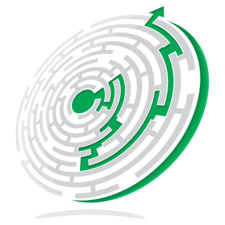 Maze Solutionのイラスト素材