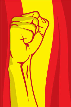 Spain fistのイラスト素材