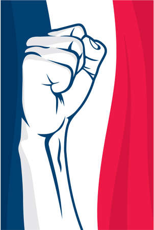 France fistのイラスト素材