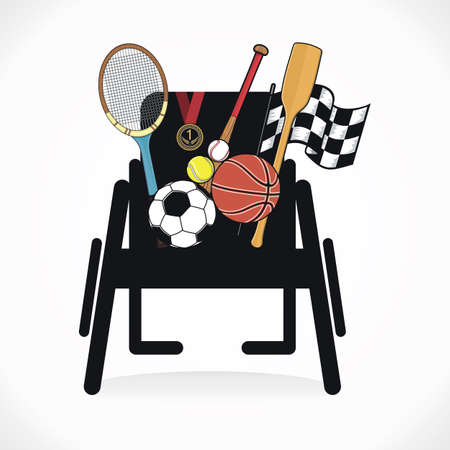 Wheelchair sportsのイラスト素材