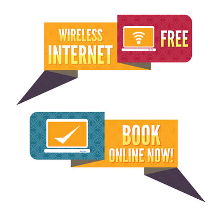 Wireless bannerのイラスト素材