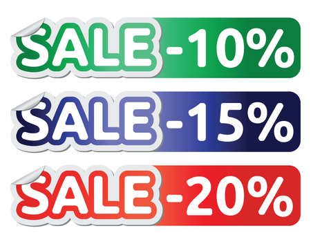 Sale tagsのイラスト素材