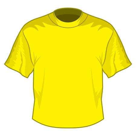 Retro basic T-shirtのイラスト素材