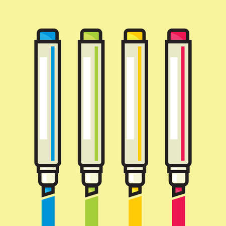 Color Markersのイラスト素材