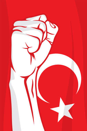 Turkey fistのイラスト素材