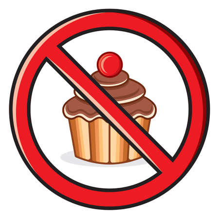 No food signのイラスト素材
