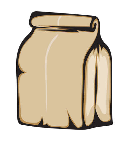 Paper bagのイラスト素材