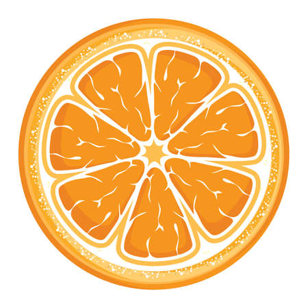 Slice of orangeのイラスト素材