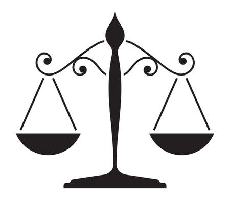 Justice scaleのイラスト素材