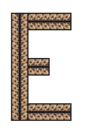 Roman letter Eのイラスト素材