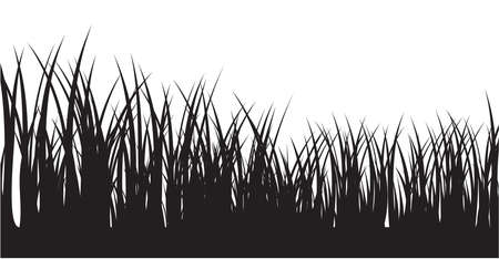  grass silhouette backgroundのイラスト素材