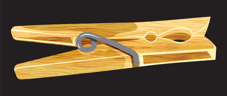 Illustration of clothespinのイラスト素材