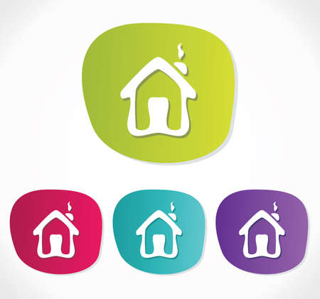 Home iconのイラスト素材