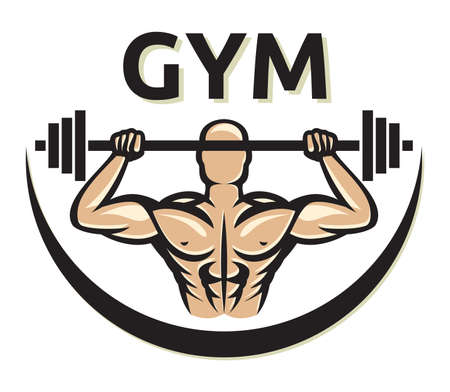 GYM icon - Bodybuilderのイラスト素材