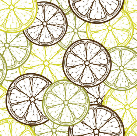 Lemon seamless patternのイラスト素材