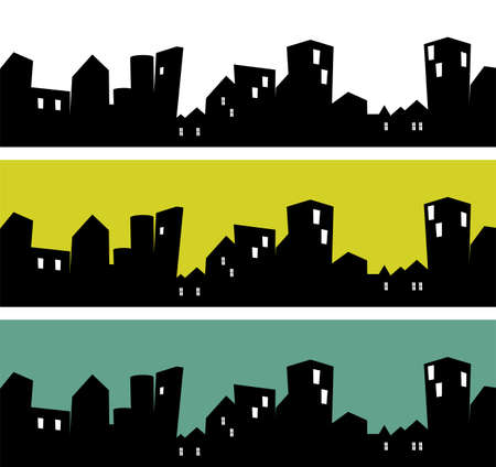 City silhouetteのイラスト素材