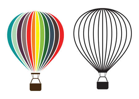 air balloonのイラスト素材