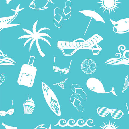 Summer patternのイラスト素材