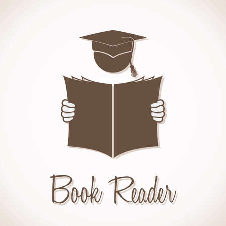 Book Reader Signのイラスト素材