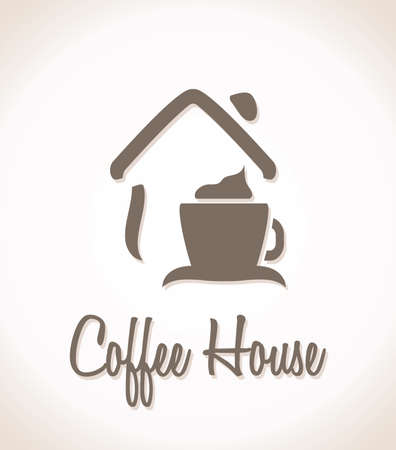 coffee house iconのイラスト素材