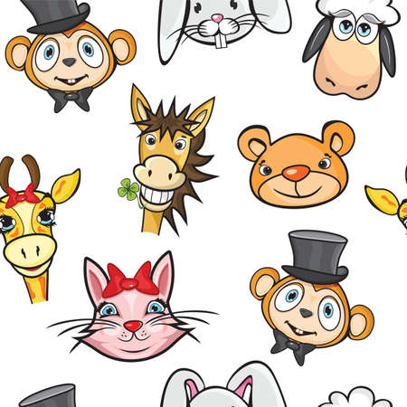 Animal patternのイラスト素材