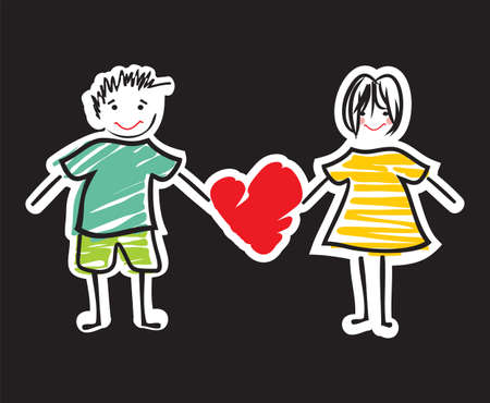 Love card templateのイラスト素材