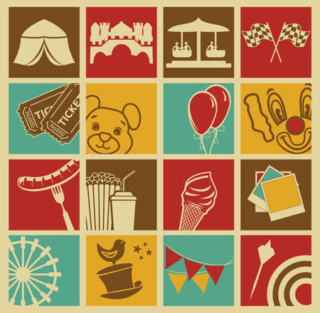 Entertainment iconsのイラスト素材