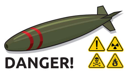 nuclear bombのイラスト素材