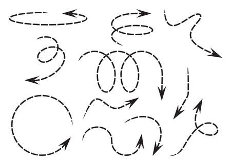 Set of arrowsのイラスト素材