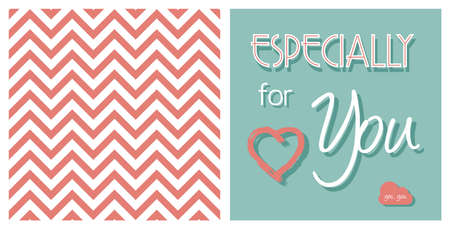 Vintage Love Cardのイラスト素材