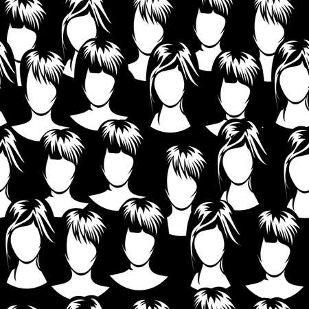 Women crowdのイラスト素材