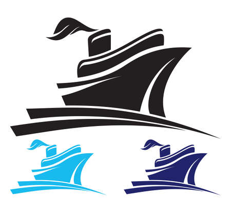ship iconのイラスト素材