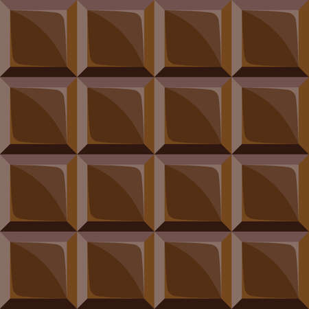chocolate bar seamless patternのイラスト素材