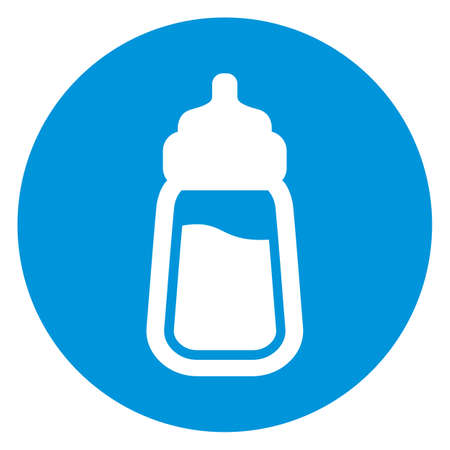 baby milk bottle iconのイラスト素材