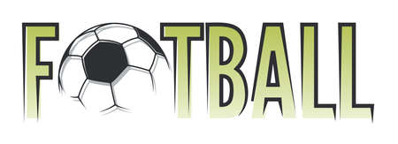 football ball conceptのイラスト素材