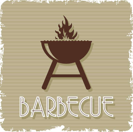 barbecue grillのイラスト素材