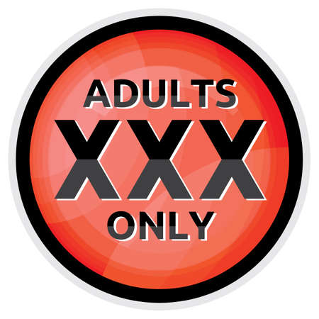 xxx icon - adults onlyのイラスト素材