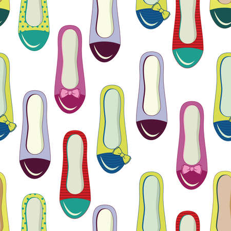 shoes seamless patternのイラスト素材