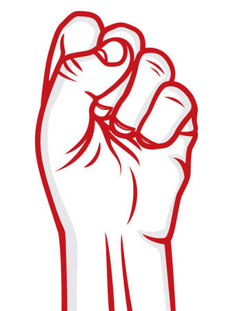 Revolution fistのイラスト素材