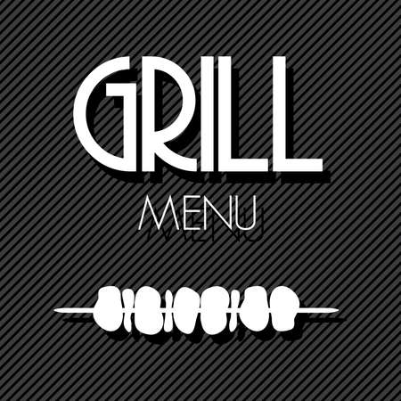 Grill menuのイラスト素材