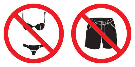 Nude people onlyのイラスト素材