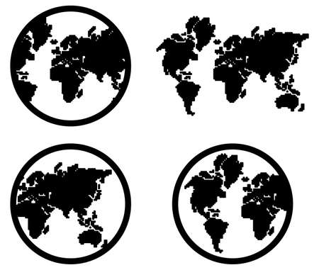World mapのイラスト素材