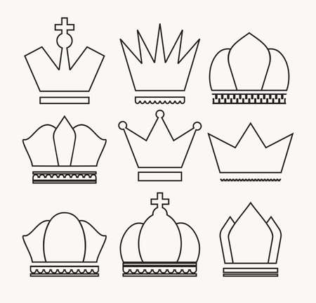 Crown collectionのイラスト素材