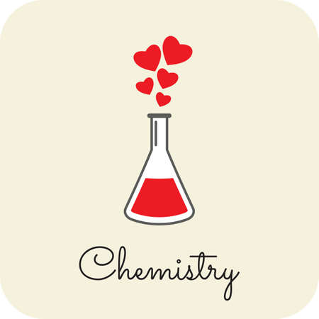 Love Chemistry cardのイラスト素材