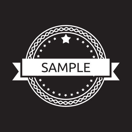 Vintage label badgeのイラスト素材