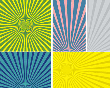 Background burst collectionのイラスト素材