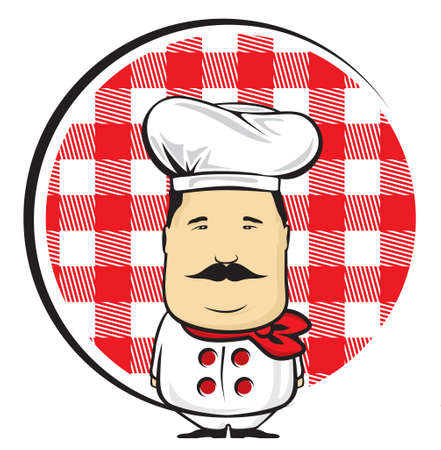Chef illustrationのイラスト素材