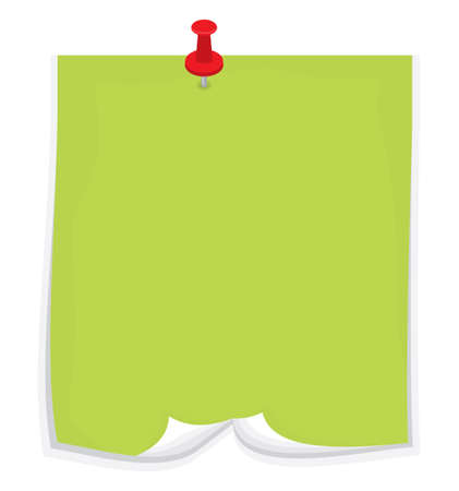 sticky noteのイラスト素材